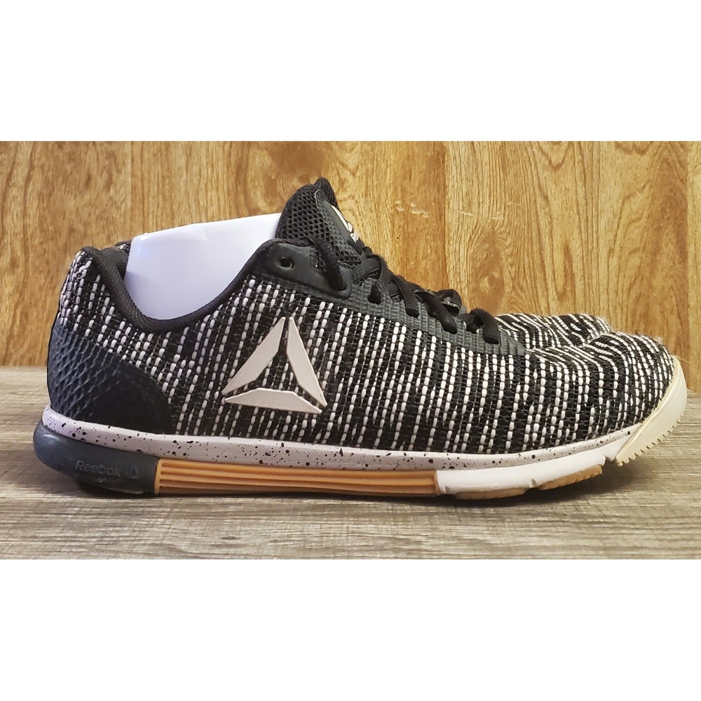 Reebok Speed TR Flexweave Training CrossFit Shoes Women's Size 9 White Black